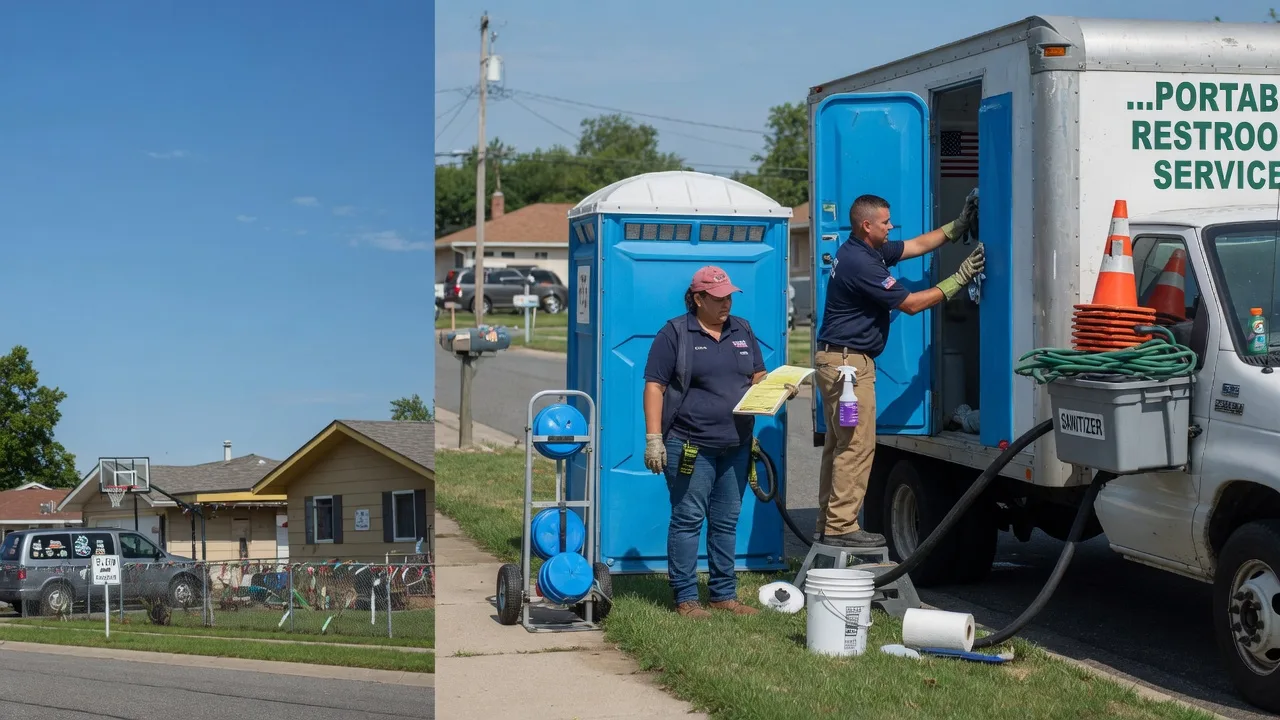 Portable Toilet Rental in Lampe, MO near me
